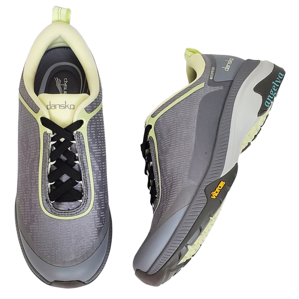 New Dansko Makayla sneakers grey mesh waterproof outdoor arch support hiking